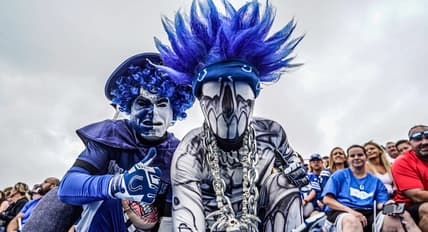Colts fans watch training camp at Grand Park in Westfield.