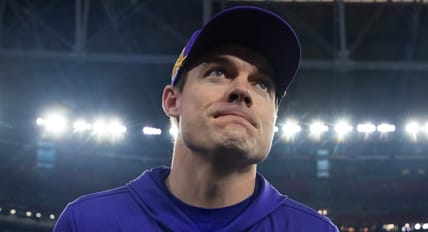 Vikings head coach Kevin O'Connell during the 2024 season.