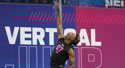 SFA CB Charles Demmings at the NFL Combine in 2026