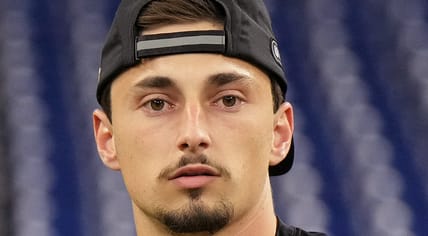 Vikings QB Max Brosmer in the summer of 2025