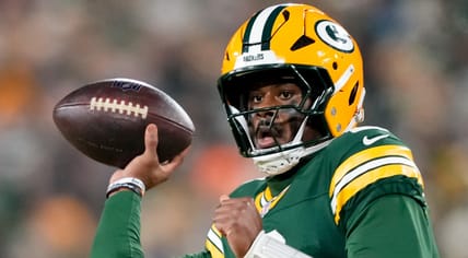 Packers QB Malik Willis against the Ravens in 2025