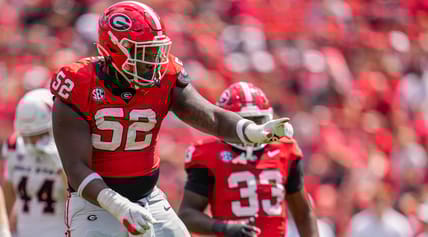 Georgia DT Christen Miller in 2023