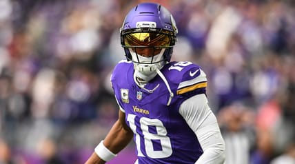 Vikings WR Justin Jefferson in November 2025