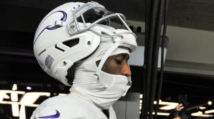 Vikings WR Jordan Addison in Week 18 of 2025