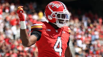 Maryland WR Shaleak Knotts in 2025