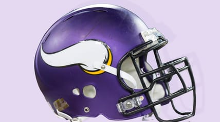 A Vikings Helmet at Green Bay in 2014.