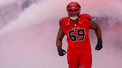 Texans guard Ed Ingram in 2025