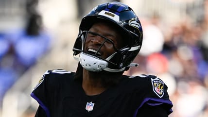 Ravens WR DeAndre Hopkins in 2025 against Bears