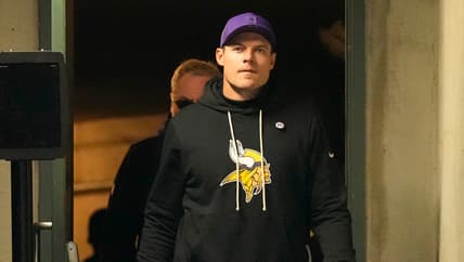 Kevin O'Connell at Lambeau Field in 2025