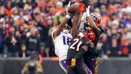 Justin Jefferson, Vikings WR, against the Bengals in 2023