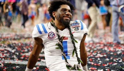 Ole Miss De'Zhaun Stribling at the Sugar Bowl in 2026.