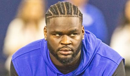 Gators DT Caleb Banks at Florida's Pro Day in 2026