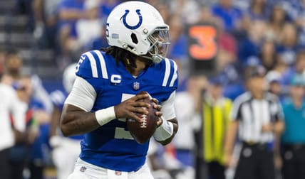 Colts QB Anthony Richardson in 2023 as a rookie.