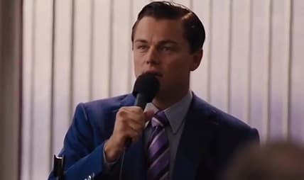 Actor Leonardo DiCaprio in a meme.