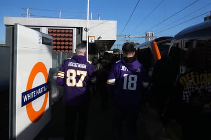 Vikings fans in London in 2025