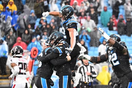 Panther punter Johnny Hekker in 2023