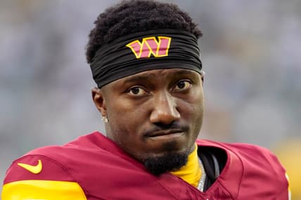 Commanders WR Deebo Samuel in 2025 against the Packers