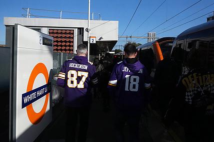 Vikings fans in London in 2025