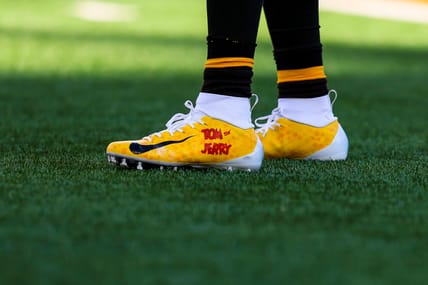 Cordarrelle Patterson's cleats in 2024.
