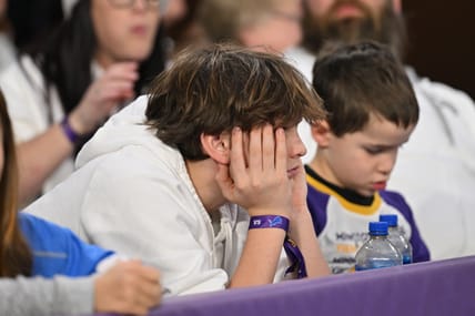 Vikings fans in 2024 at U.S. Bank Stadium.