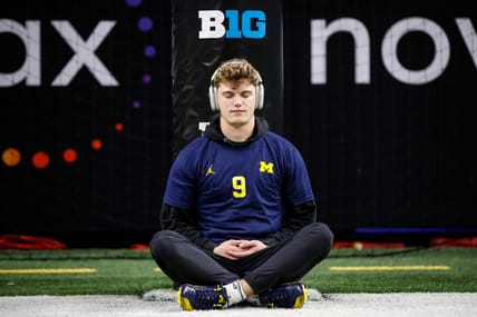 Michigan QB J.J. McCarthy in 2023.