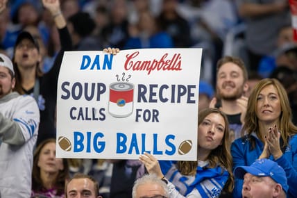 Lions fans in 2024 against the Vikings