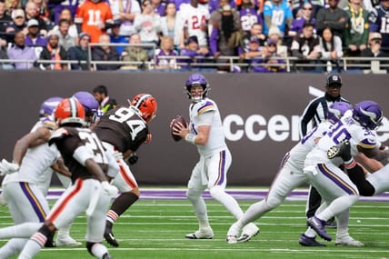 Minnesota Vikings QB Carson Wentz in London in 2025