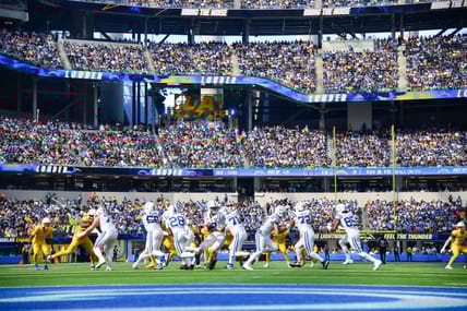 Colts QB Daniel Jones in 2025 against the Chargers