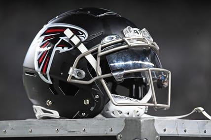 Atlanta Falcons helmet in 2024 in Philly