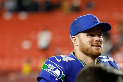 Seahawks QB Sam Darnold in 2025