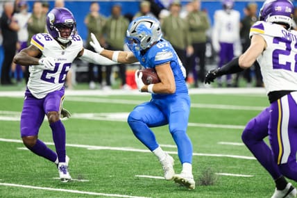 Theo Jackson and Harrison Smith in 2025 verus the Lions