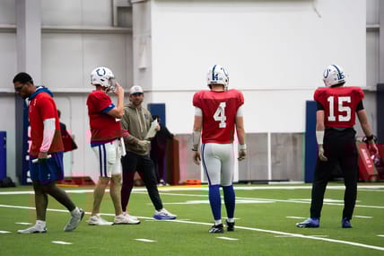 Colts QB Brett Rypien in 2025 with the Colts