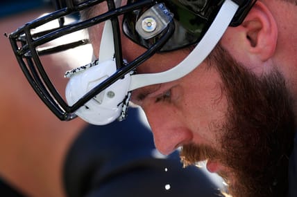 Jacksonville Jaguars center Luke Fortner in 2023