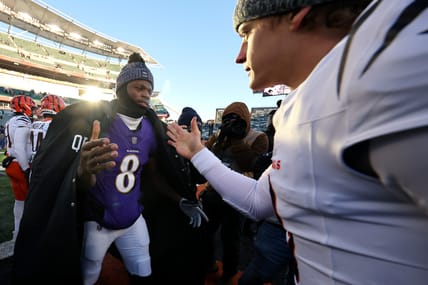 Lamar Jackson and Joe Burrow in 2025