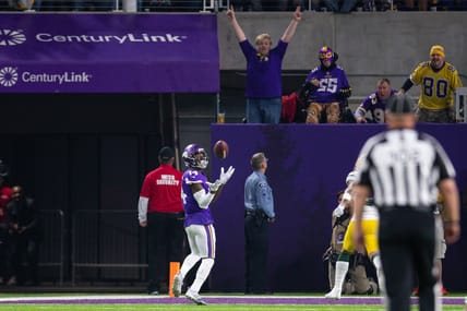 Vikings WR Stefon Diggs in 2018 against the Green Bay Packers