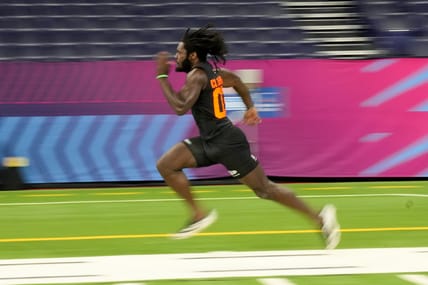 Wake Forest RB Demond Claiborne at the Demond NFL Combine