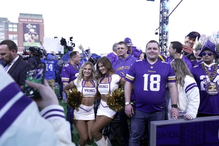 Vikings fans at the 2025 NFL Draft in Green Bay
