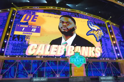 Vikings DT Caleb Banls on the draft bigboard in Pittsburgh in 2026