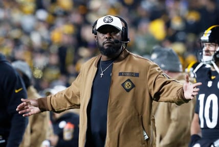 Mike Tomlin with the Steelers in 2023