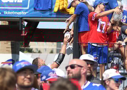 Bills OT Ryan Van Demark at 2024 training camp