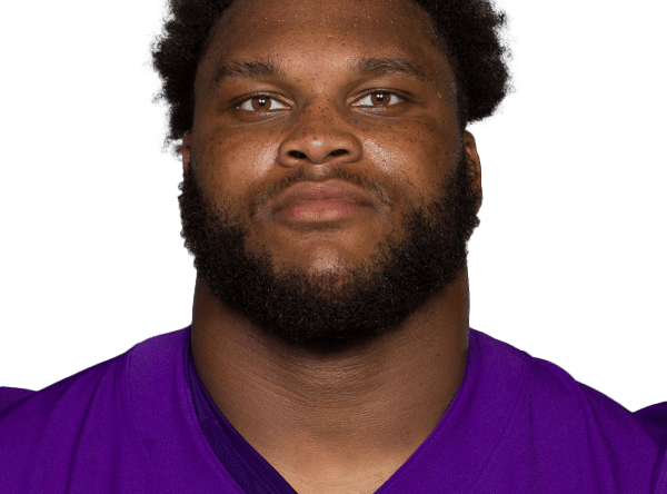 Ed Ingram poses for an official NFL player headshot with the Vikings. Vikings rumors