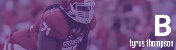 Draft Grades Tyrus Thompson