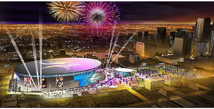New Stadium Night View