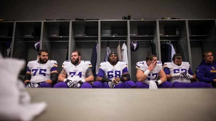 Vikings' starting offensive line