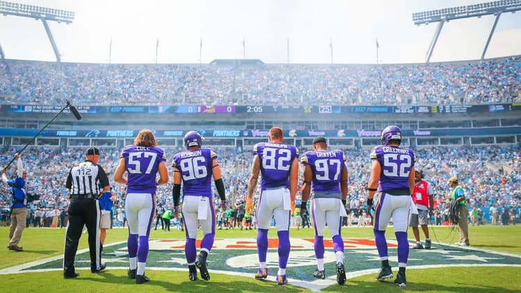 Vikings at Carolina