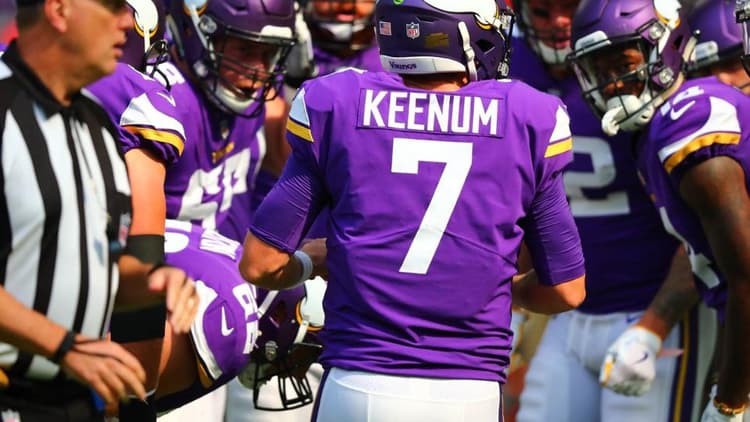 Case Keenum Was Effective Against the Buccaneers