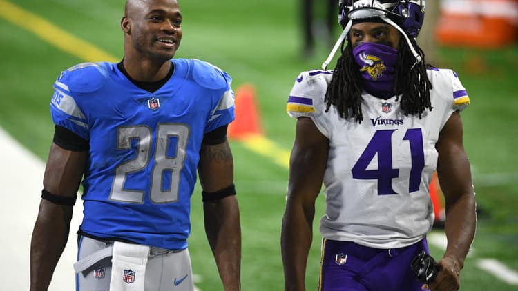 Adrian Peterson and Anthony Harris