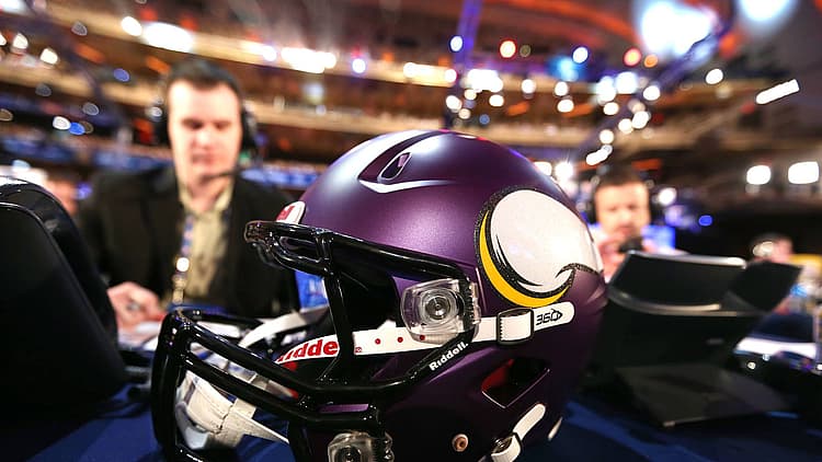 Vikings Helmet Draft
