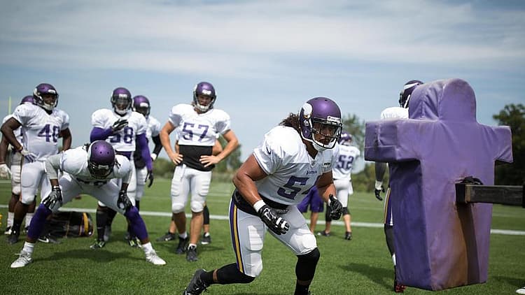 Vikings practice