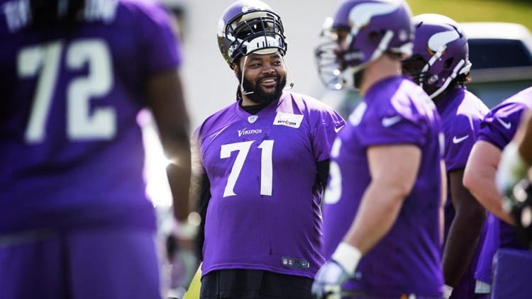 returning right tackle Phil Loadholt